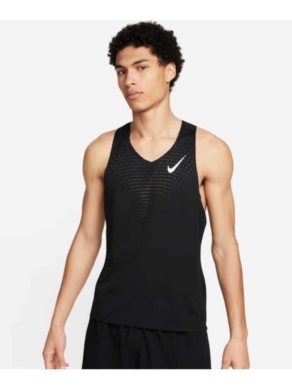 Nike AeroSwift Men's Dri-FIT ADV Running Singlet Size XL FN4231-010